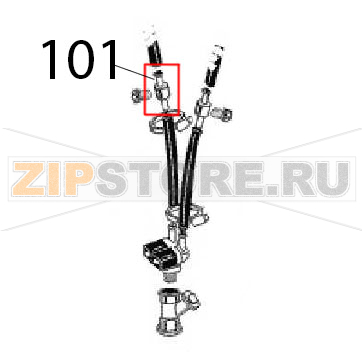 Connector Angelo Po FC241G Connector Angelo Po FC241GЗапчасть на деталировке под номером: 101