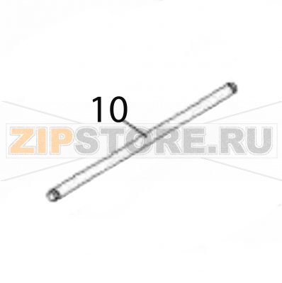 Nip roller shaft Sato CG208DT Nip roller shaft Sato CG208DTЗапчасть на деталировке под номером: 10Название запчасти на английском языке: Nip roller shaft Sato CG208DT.