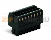 MCS MINI HD 1-проводная розетка, 2-рядн.; 100% защита от неправильного подсоединения; прямая маркировка; 1,5; Шаг контактов 3,5 мм; 6-пол.; 1,50 mm?; черные Wago 713-1103/000-9037