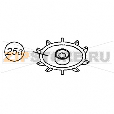 Nylon air cooling fan for Juicer motor Vema CE 2083 Nylon air cooling fan for Juicer motor Vema CE 2083Запчасть на деталировке под номером: 25aНазвание запчасти Vema на английском языке: Nylon air cooling fan for Juicer motor Vema CE 2083