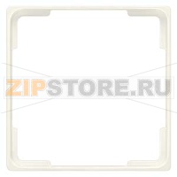 DELTA STYLE ТИТАНОВО-БЕЛЫЙ ПРОМЕЖУТОЧНАЯ РАМКА 68Х68ММ ДЛЯ УСТАНОВКИ УСТРОЙСТВ 65Х65ММ Siemens 5TG1328