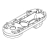 Lower Gearcase Frosted Pearl KitchenAid 5KSM7580X
