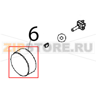 Manopola nera Angelo Po BX61E Manopola nera Angelo Po BX61EЗапчасть на деталировке под номером: 6