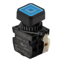 Выключатель кнопочный, Ø отверстия: 22/25 мм Autonics S2PRS-P3BABD