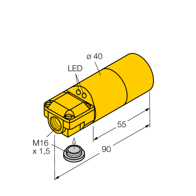 Датчик индуктивный Turck NI30-K40SR-VN4X2 