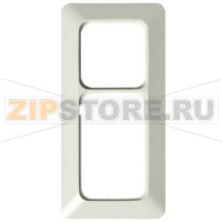 Рамка двухместная, белая ABB 185.74