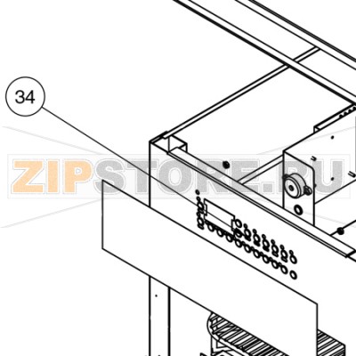 Панель управления Alto Shaam 1200-SK/III Панель управления Alto Shaam 1200-SK/IIIЗапчасть на сборочном чертеже под номером: 32Количество запчастей в комплекте: 1