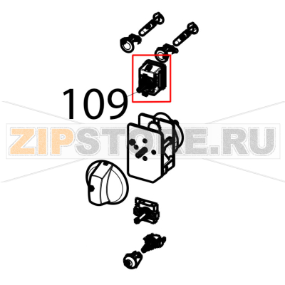 Working thermostat 300° C Tecnoinox EFC06M Working thermostat 300° C Tecnoinox EFC06MЗапчасть на деталировке под номером: 109