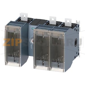 ПРЕДОХРАНИТЕЛЬНЫЙ ВЫКЛЮЧАТЕЛЬ-РАЗЪЕДИНИТЕЛЬ 400A, ТИПОРАЗМЕР 4, 3-ПОЛ FOR LV HRC ПРЕДОХРАНИТЕЛЬ ТИПОРАЗМЕР 1 И 2 ПЕРЕДН.УПРАВЛЕНИЕ ЦЕНТР БАЗОВЫЙ БЛОК БЕЗ РУЧКИ ПЛОСКИЕ КЛЕММЫ Siemens 3KF4340-0MF11 