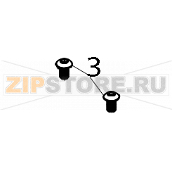 Machine screw, M3XL6MM/ hex socket truss, black ZN, nylok TSC Alpha-30L Machine screw, M3XL6MM/ hex socket truss, black ZN, nylok TSC Alpha-30LЗапчасть на деталировке под номером: 3