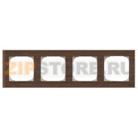 Рамка четырехместная, дерево венге ABB 2CLA857400A2101
