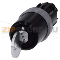 АКТУАТОР ПОВОРОТНОГО ПЕРЕКЛЮЧАТЕЛЯ С КЛЮЧОМ CES, 22MM, КРУГЛ., ПЛАСТИК С МЕТАЛЛИЧЕСКИМ ФРОНТАЛЬНЫМ КОЛЬЦОМ, ЗАМОК СПЕЦИАЛЬНОГО ИСПОЛНЕНИЯ, С 2 КЛЮЧАМИ, 3 КОММУТАЦИОННЫХ ПОЛОЖЕНИЯ: I-O-II, С ФИКСАЦИЕЙ, УГОЛ ПОВОРОТА РУКОЯТКИ 2X45 ГРАД.: 10:30Ч./12Ч./13:30Ч