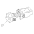 Верхний кронштейн прижимнго механизма Datamax A-4408 Mark II RH