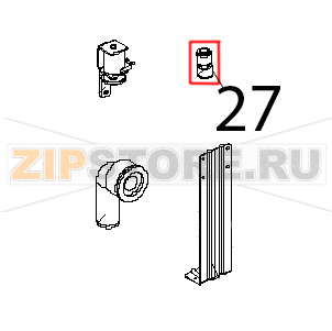 Riduzione J.G. DA, D=10, A D=8 Unox XVC 204 Riduzione J.G. DA, D=10, A D=8 Unox XVC 204Запчасть на деталировке под номером: 27