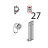 Riduzione J.G. DA, D=10, A D=8 Unox XVC 204