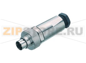 Полевой разъём Field-attachable male connector V35S-G-ABG Pepperl+Fuchs Описание оборудованияCable connector, M9, 5-pin, shielded, field-attachable