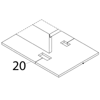 Insulation - top Hoshizaki IM-65NE