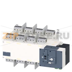 Дист.управл.переключатель нагрузки (RTSE) Ue: AC 415V Ith: 3200A 4-P 50/60 Hz Siemens 3KC4460-0JA21-0AA3 