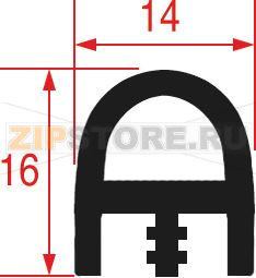 УПЛОТНИТЕЛЬ ДВЕРЦЫ ДУХОВКИ 1582 X 565 ММ RATIONAL 24.00.490 