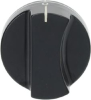 KNOB SAMET BLACK ø 46 mm