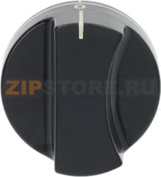 KNOB SAMET BLACK ø 46 mm 