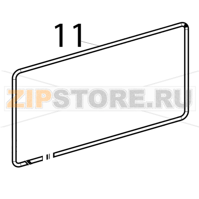 Guarnizione tessile per forno GN Tecnoinox PFU70V7 Guarnizione tessile per forno GN Tecnoinox PFU70V7Запчасть на деталировке под номером: 11