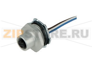 Переходник датчик-исполнительное устройство Female receptacle 1/2&quot; NPT-V1-G-.3M Pepperl+Fuchs Описание оборудованияFemale receptacle, M12/ 1/2" NPT, 4-pin