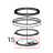 Flange bottom closure Escher PM 60-V