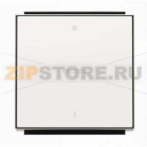 Клавиша для одноклавишных выключателей/переключателей/кнопок с символом &quot;I/O&quot; и линзой подсветки, альпийский белый ABB 2CLA850140A1101 