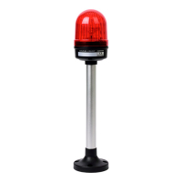 Лампа светодиодная, сигнальная, Ø: 66 мм Autonics MS66P-BFF-R