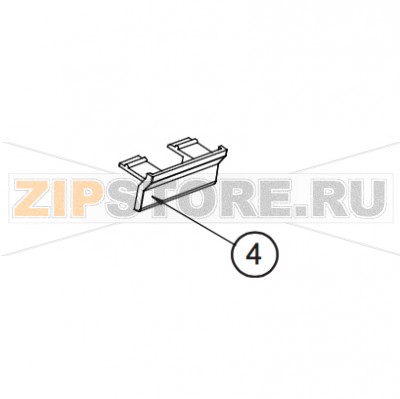 Крышка слота отрезчика белая Datamax E-4205e Mark II Крышка слота отрезчика белая Datamax E-4205e Mark IIЗапчасть на сборочном чертеже под номером: 4Название запчасти Datamax на английском языке: Cover, Cutter Option Slot, Warm White 