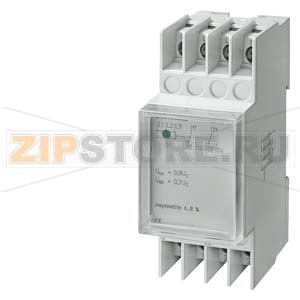 РЕЛЕ НАПРЯЖЕНИЯ N-ТИП АС 230/400В 2CO 0,85/0,95 АССИМЕТРИЧН. Siemens 5TT3405 