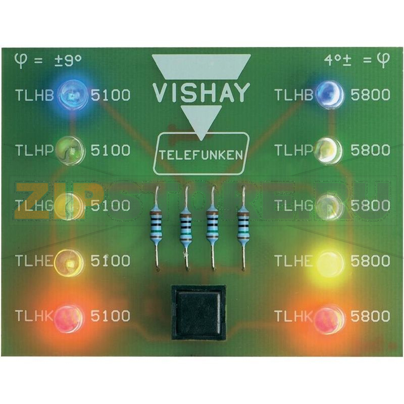 Светодиод, зеленый Vishay TLHG 5100 