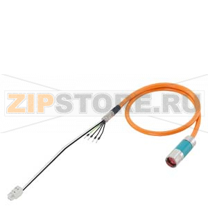 СИЛОВОЙ КАБЕЛЬ С РАЗЪЕМАМИ, 4X1,5 + (2X1,5)C C, БЫСТРОДЕЙСТВУЮЩЕЕ СОЕДИНЕНИЕ, ШТЕКЕР ТИПОРАЗМ. 1,5 ДЛЯ SINAMICS S120 COMBI MOTION-CONNECT 800, ПОВЫШЕННОЙ ГИБКОСТИ, UL/CSA DESINA DМАКС. = 12 ММ, ДЛИНА (M) = Siemens 6FX8002-5DF14-.... 