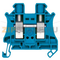 Through-type terminals with screw terminal Terminal size 10.0 mm2 Terminal width 10.2 mm color blue Siemens 8WH1000-0AJ01