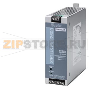 SIPLUS PSU2600 24 V/5 A TX Rail, для применения на ж/д, рабочая температура -40 .. . +70&amp;#176;C, с конформным покрытием . Cтабилизированный блок питания. Вход: =110 В Выход: =24 В/5 A Siemens 6AG2333-0SB00-4AY0 