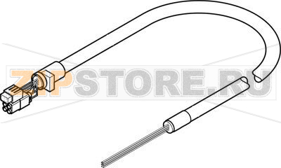 Кабель электродвигателя 15 м Festo NEBM-T1G8-E-15-Q7N-LE8 