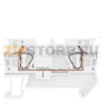 КЛЕММА ПРОХОДНАЯ ПРУЖИННОЕ ПОДСОЕДИНЕНИЕ: 4 ММ2 БЕЛЫЙ Siemens 8WH2000-0AG05