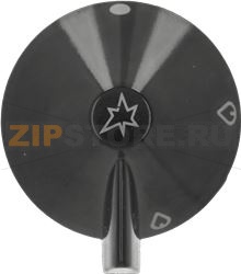 KNOB REX ZANUSSI BLACK ø 38 mm 