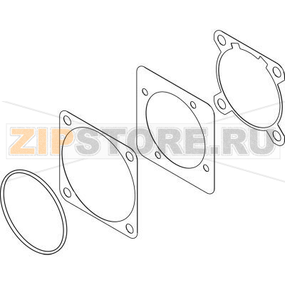 Комплект уплотнений Festo EADS-F-D80-80G 