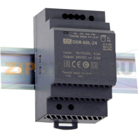 Преобразователь DC/DC на DIN-рейку, 5 В/DC, 12 А, 60 Вт Mean Well DDR-60L-5