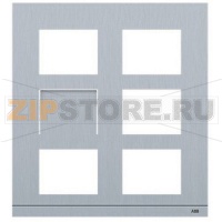 Рамка для станции видеовызова, 2/3, алюминий ABB 2TMA200160A0009