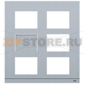 Рамка для станции видеовызова, 2/3, алюминий ABB 2TMA200160A0009 