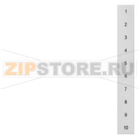 ТАБЛИЧКИ ПОПЕРЕЧНЫЕ 1 - 10 РАЗМЕР ZB8 Siemens 8WH8140-4AB05