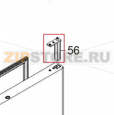 Петля Sagi FD70B Петля Sagi FD70BЗапчасть на деталировке под номером: 56Название запчасти на английском языке: Hinge Sagi FD70B 