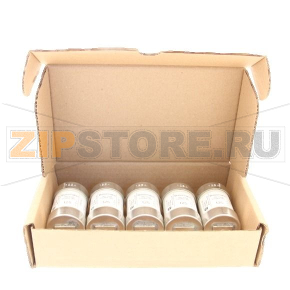 Предохранитель, 125 A, AC 600 В, DC 250 В, 200 кА, HRCII-MISC, 38x112 мм, CSA Eaton C.S.A. FUSE F 