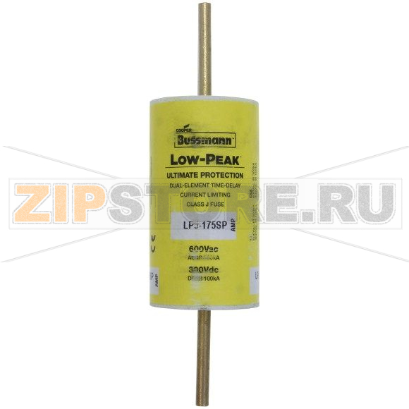 Предохранитель, 175 A, AC 600 В, 300 кА, 41x146 мм, J, UL, с задержкой Eaton LOW PEAK CLASS J T/D 