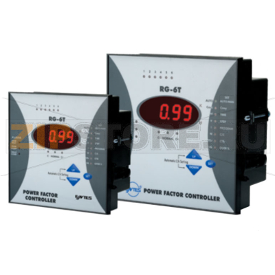Контроллер коэффициента мощности однофазный, 96x96-144x144, 6 ступеней Entes RG-6T 