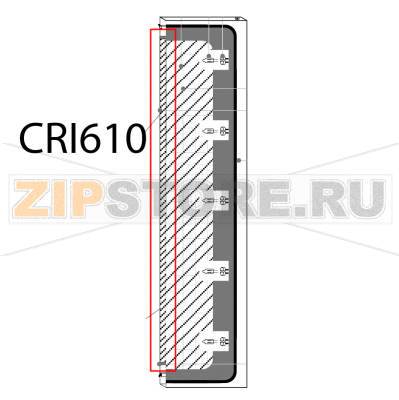 Internal plate glass Gierre FEV 166M Internal plate glass Gierre FEV 166MЗапчасть на деталировке под номером: CRI610