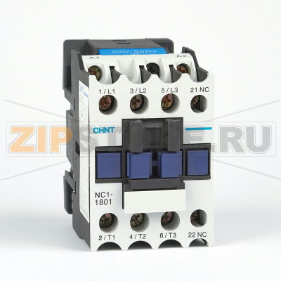 Контактор 18 А, 7.5 кВт, 50 Гц, 3 полюса Chint NC1-1801 